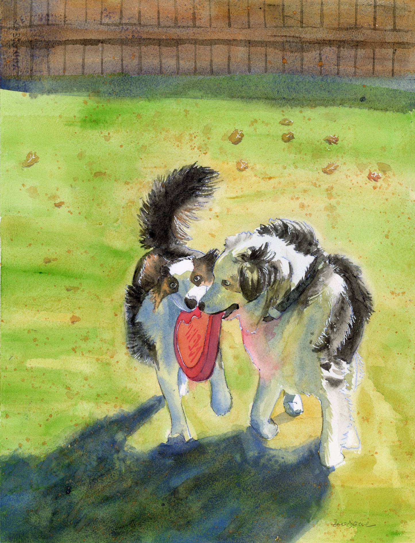 Custom Pet Portrait Watercolor Hand Painted