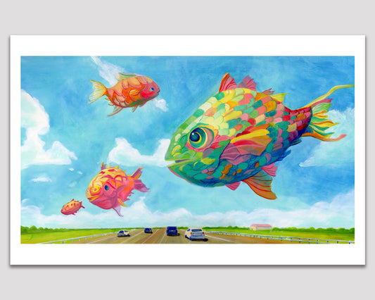 Landscape Art Print "Road Trip"