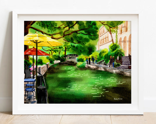 san antonio texas art print