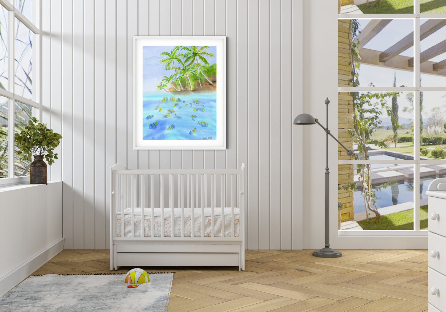 tropical art print Hawaii wall art