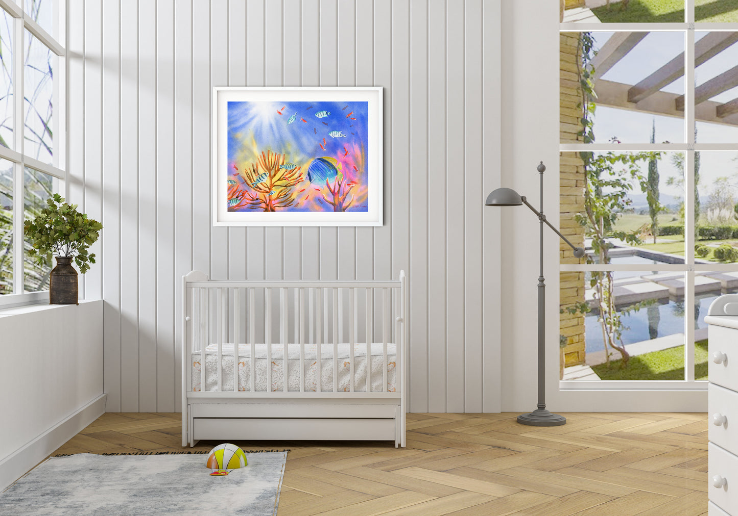 tropical fish art print