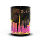 Dubai Skyline Black Coffee Mug