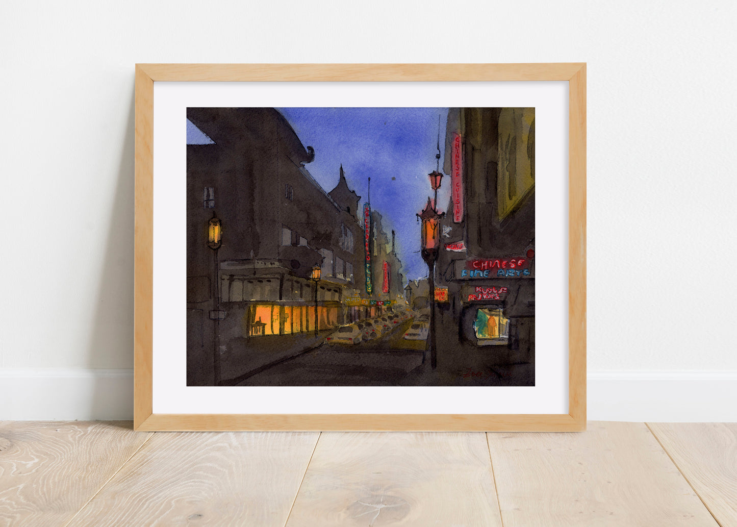 san francisco chinatown art print