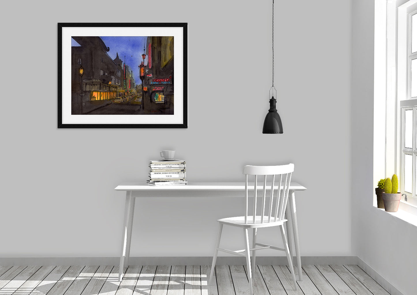 san francisco chinatown art print