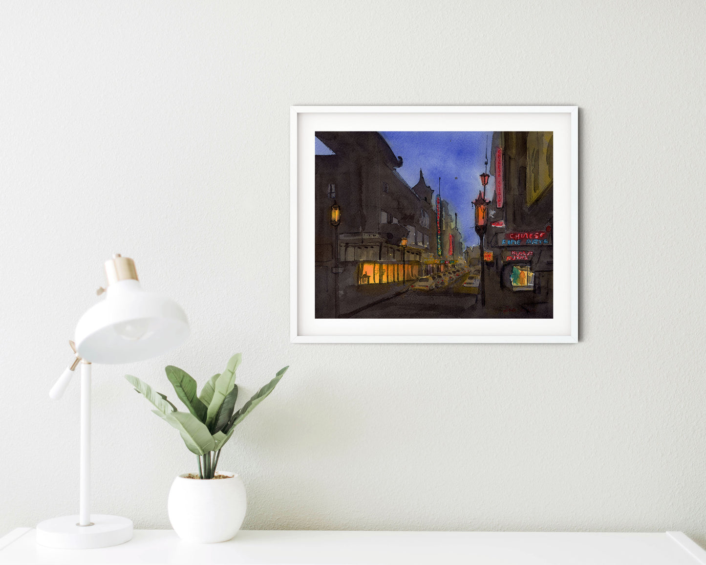 san francisco chinatown art print