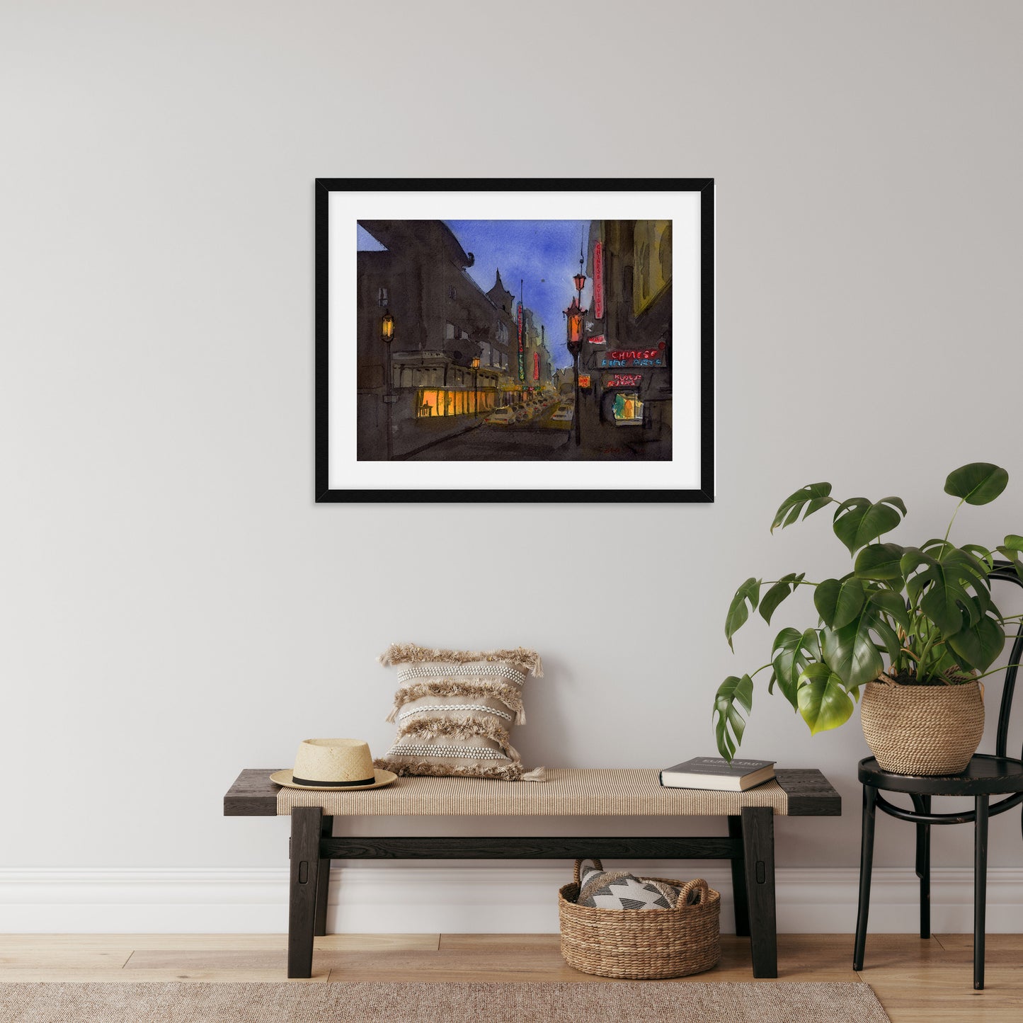 san francisco chinatown art print