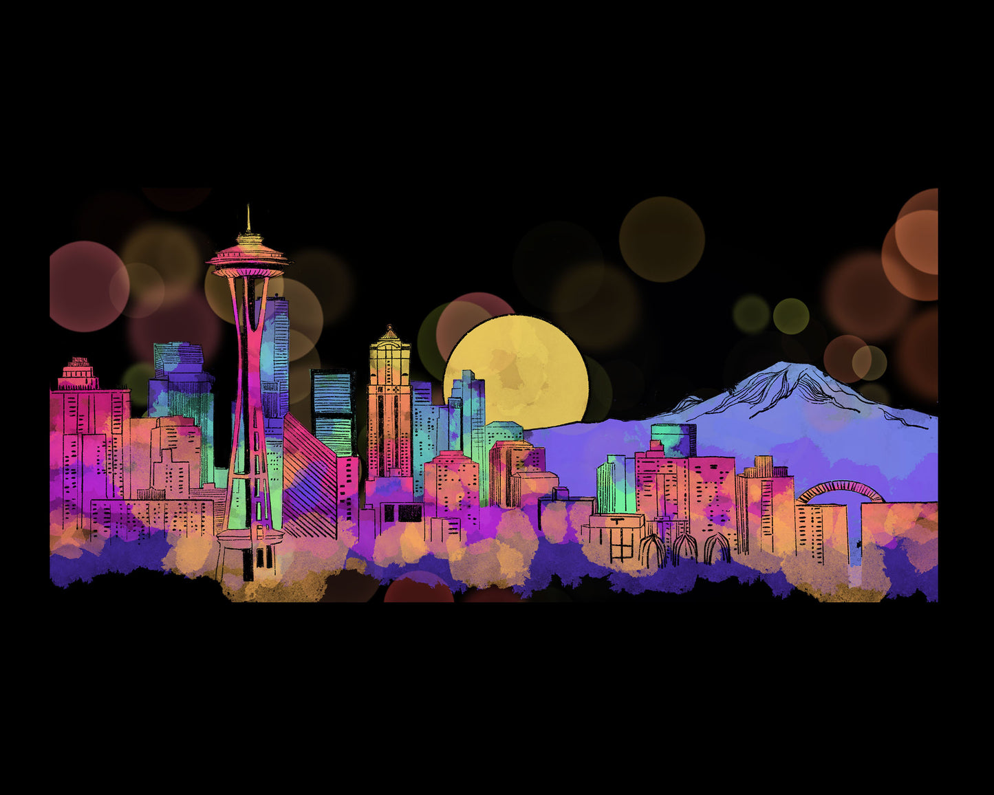 Seattle Skyline Mug Ceramic