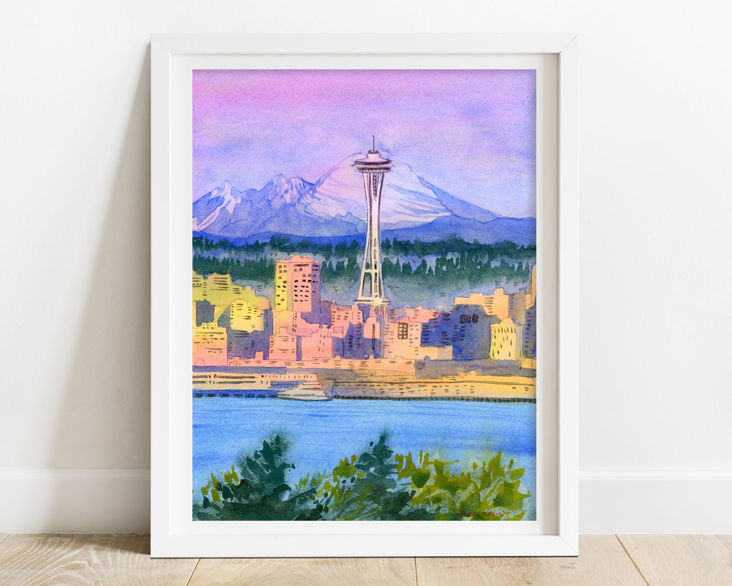 Seattle wall art print