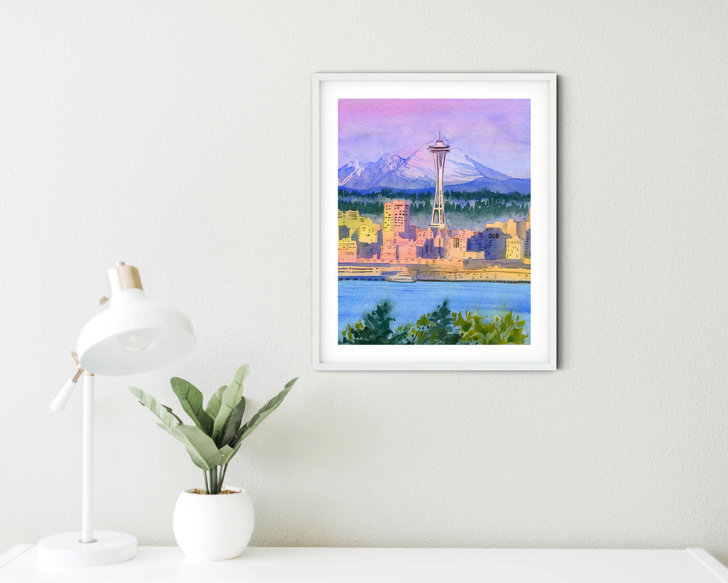 Seattle wall art print