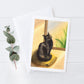 Cat Art Greeting Card Set of 6