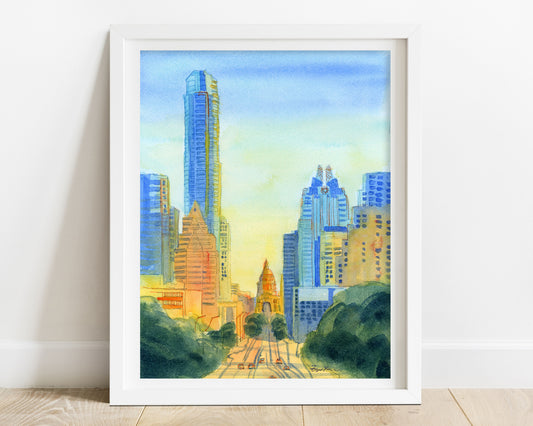 Austin art print