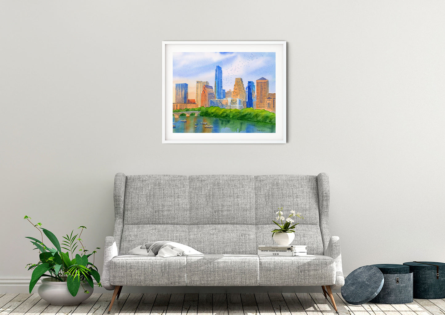 Austin Texas art print