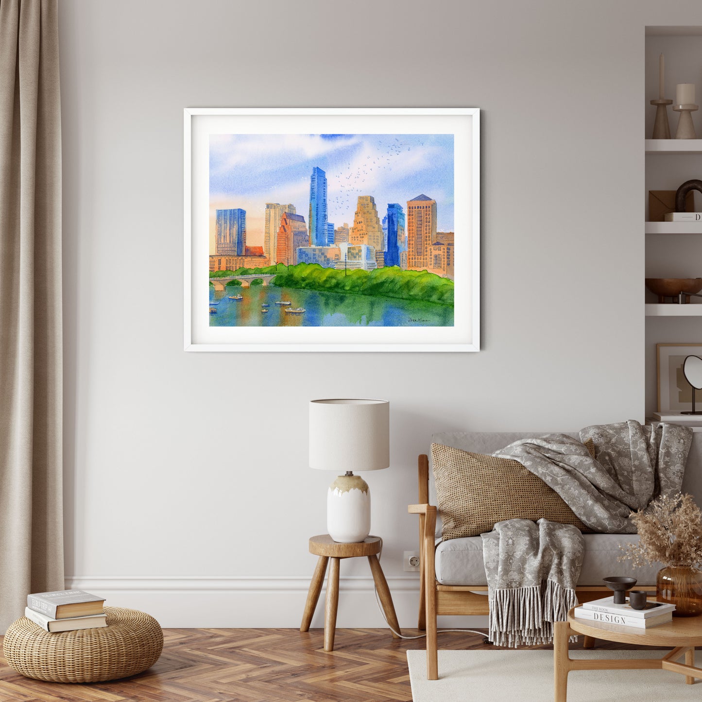 Austin Texas art print