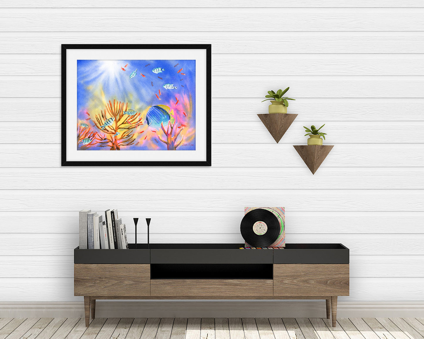 tropical fish art print