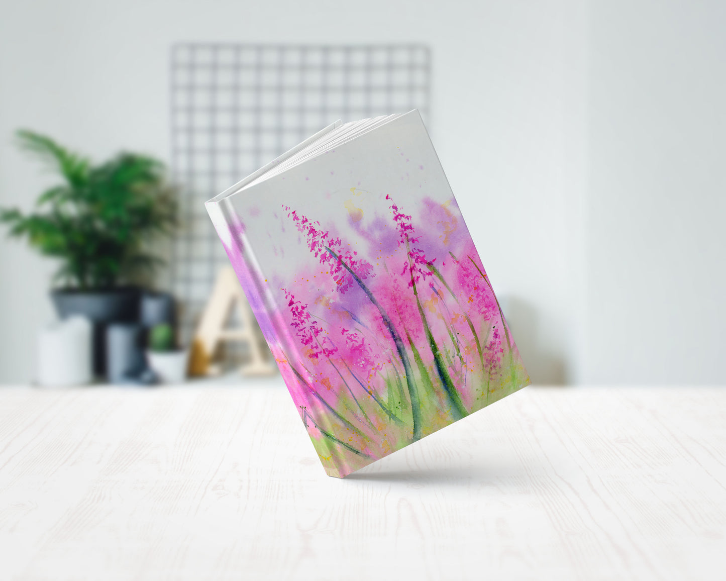 lavender field hardcover writing journal notebook lined