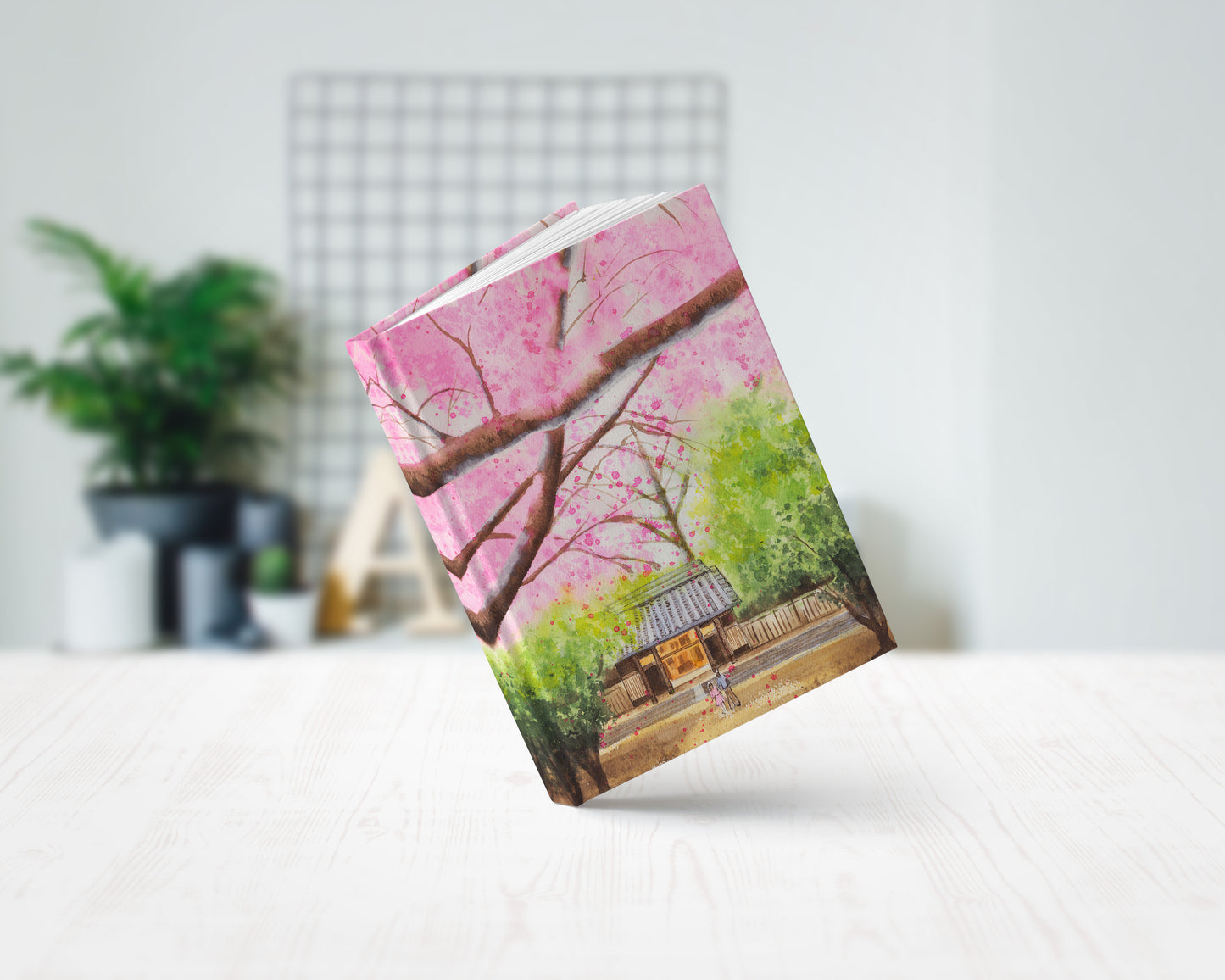 Japanese art hardcover journal notebook