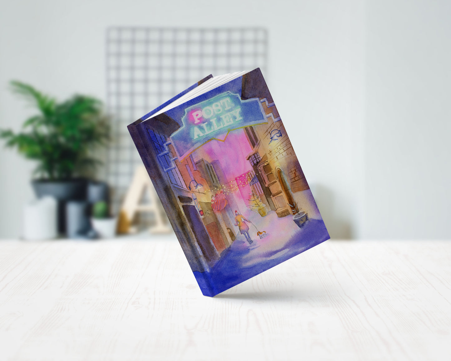Seattle art hardcover journal notebook lined