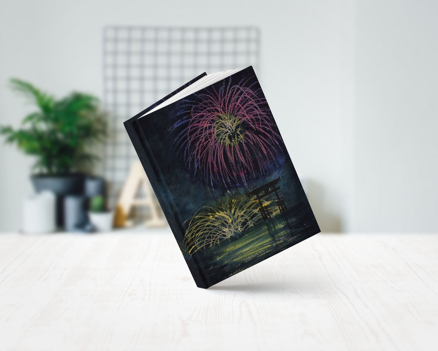 Japanese art hardcover journal notebook