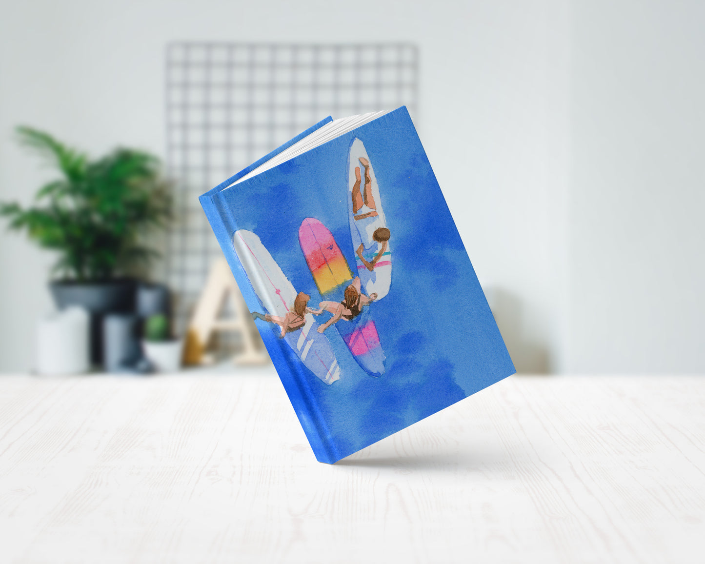 Tropical Hawaii Art Hardcover Journal Notebook Lined