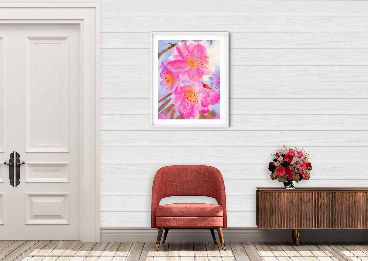 cherry blossom art print