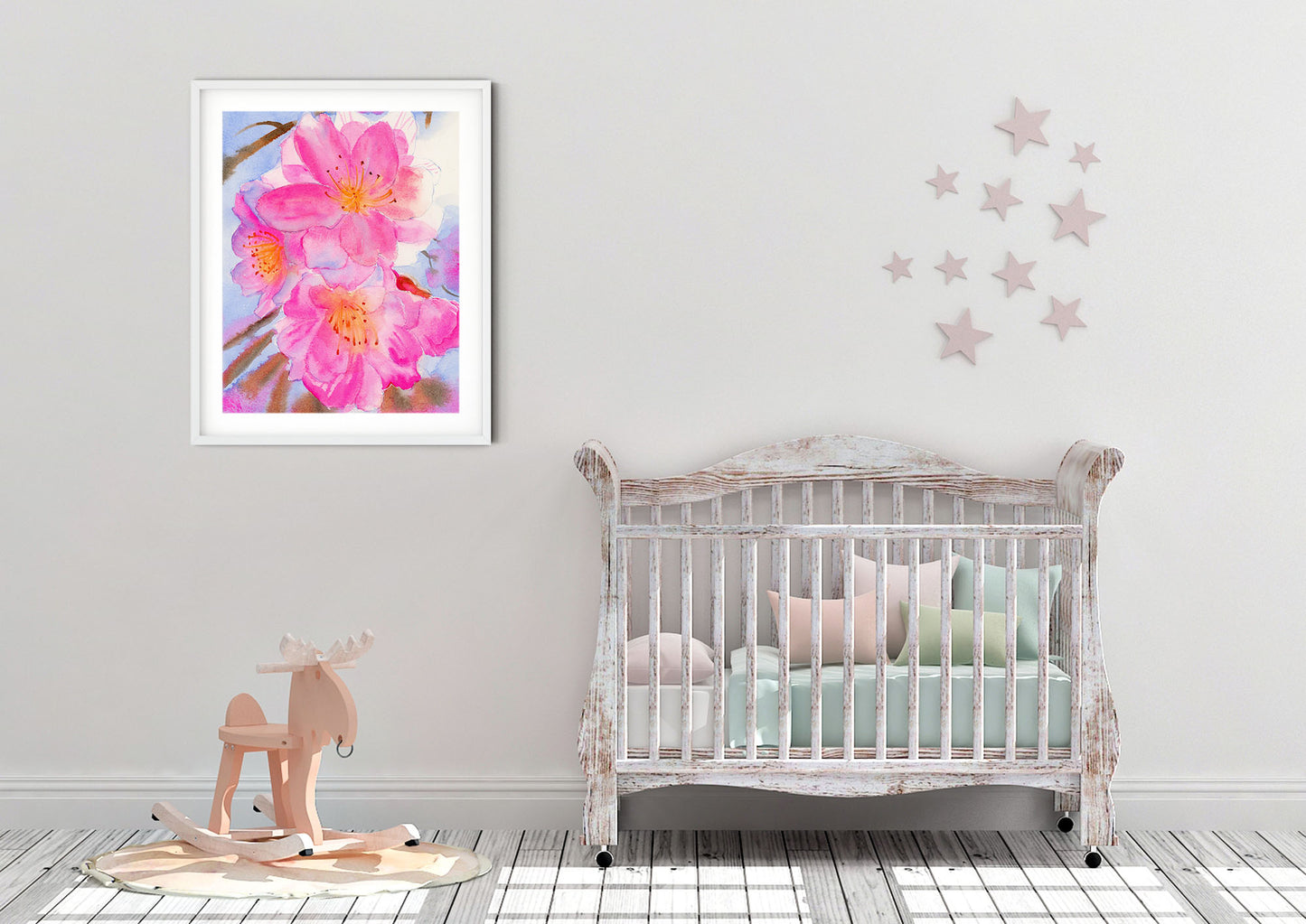 cherry blossom art print