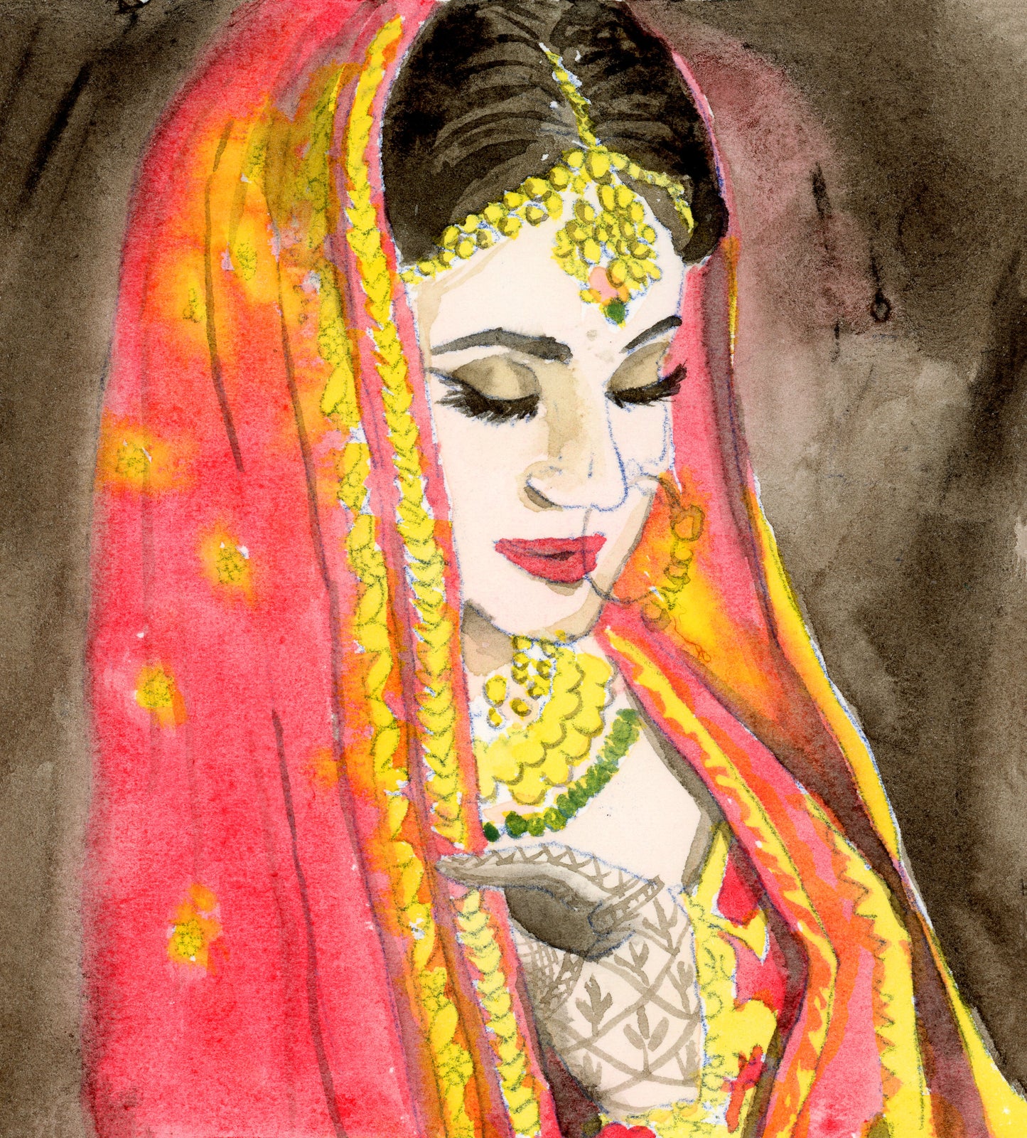 custom watercolor portrait commission