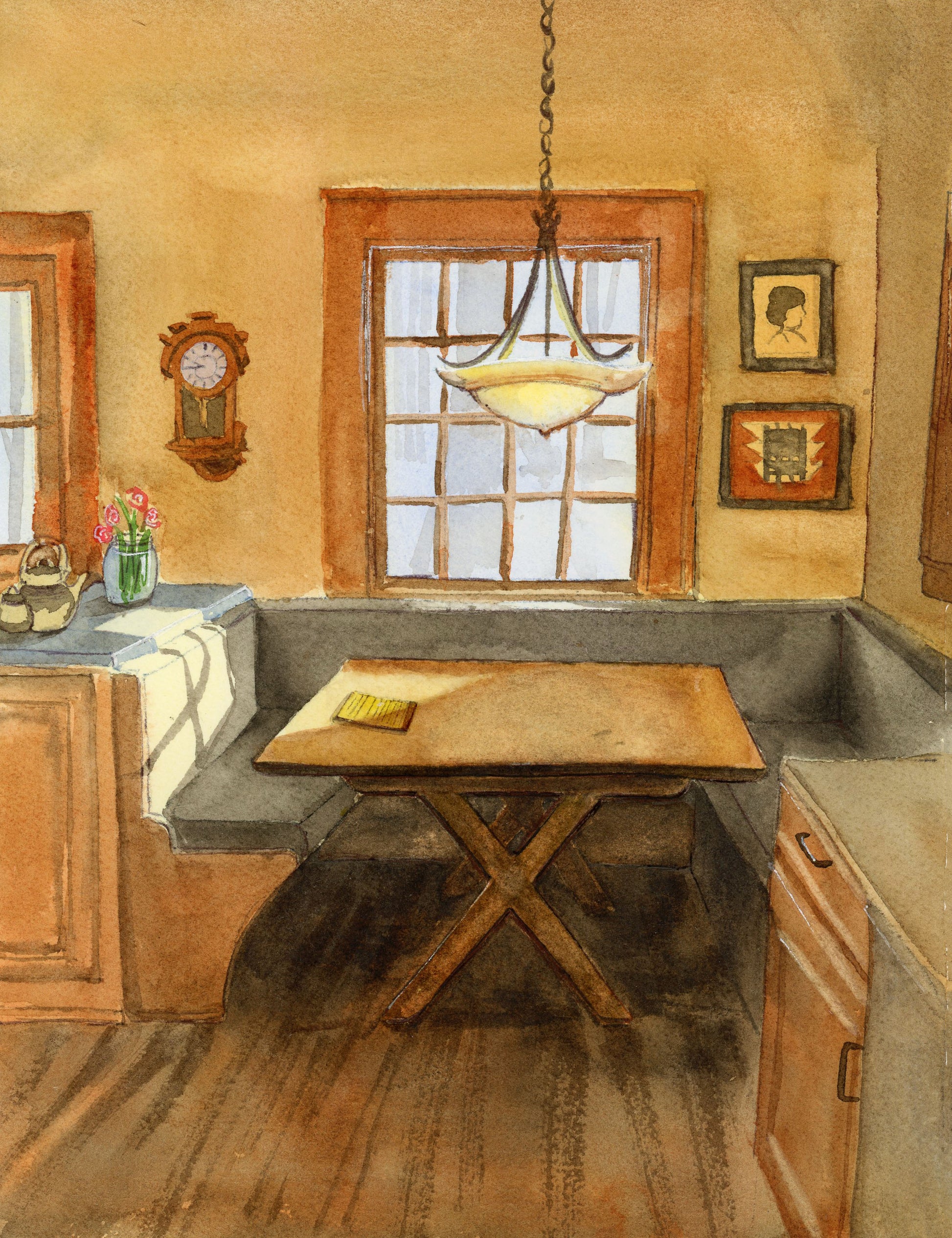 custom watercolor painting hand painted