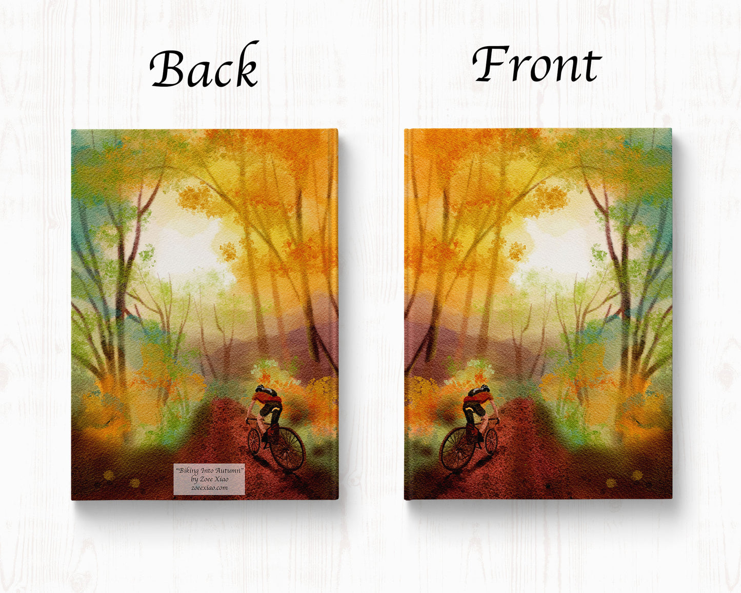 autumn nature hardcover journal notebook lined