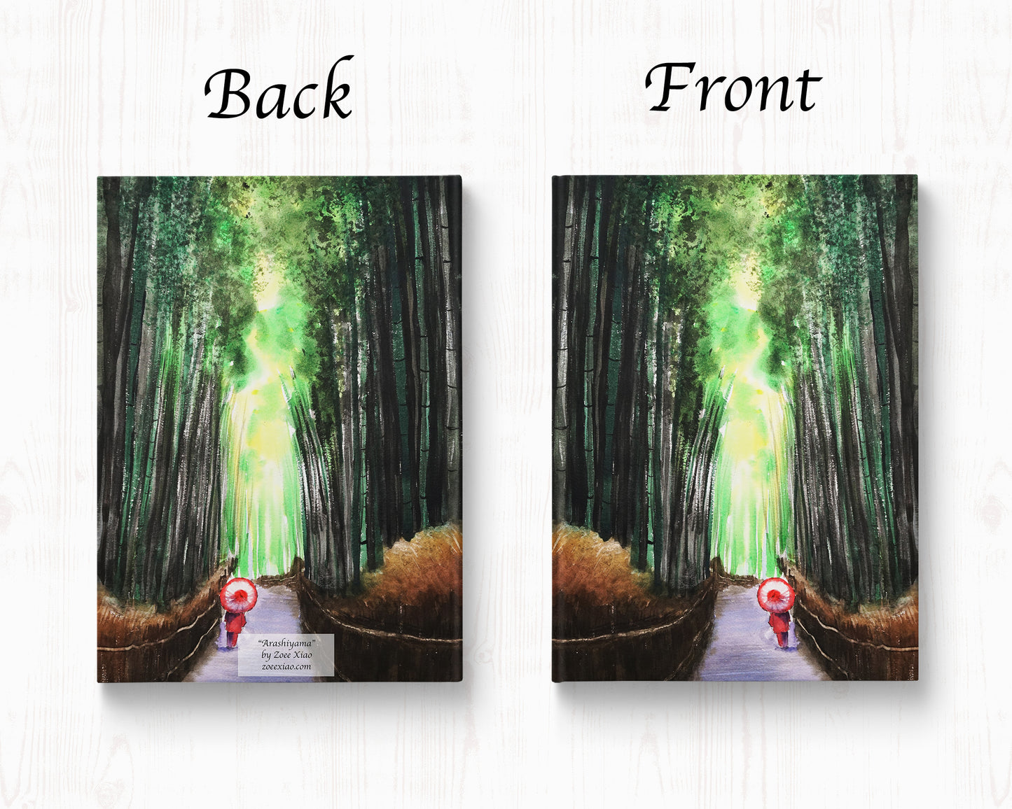 Japanese art hardcover journal notebook