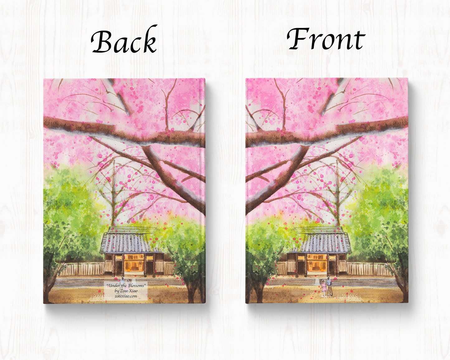 Japanese art hardcover journal notebook