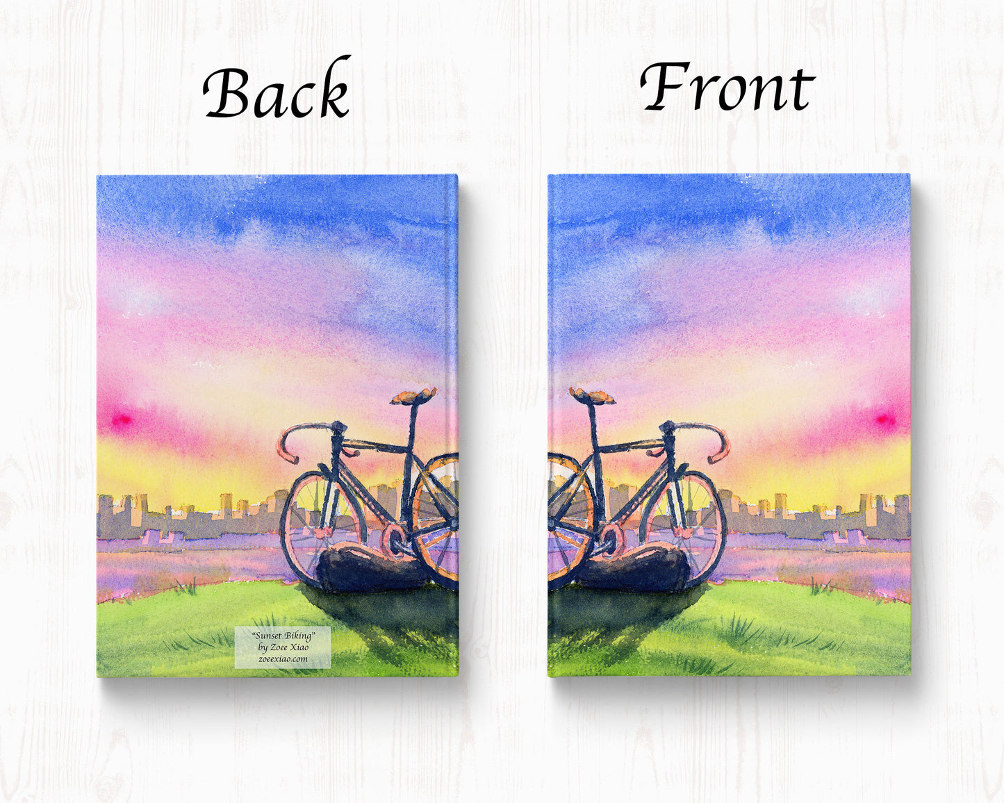 Seattle art hardcover journal notebook lined