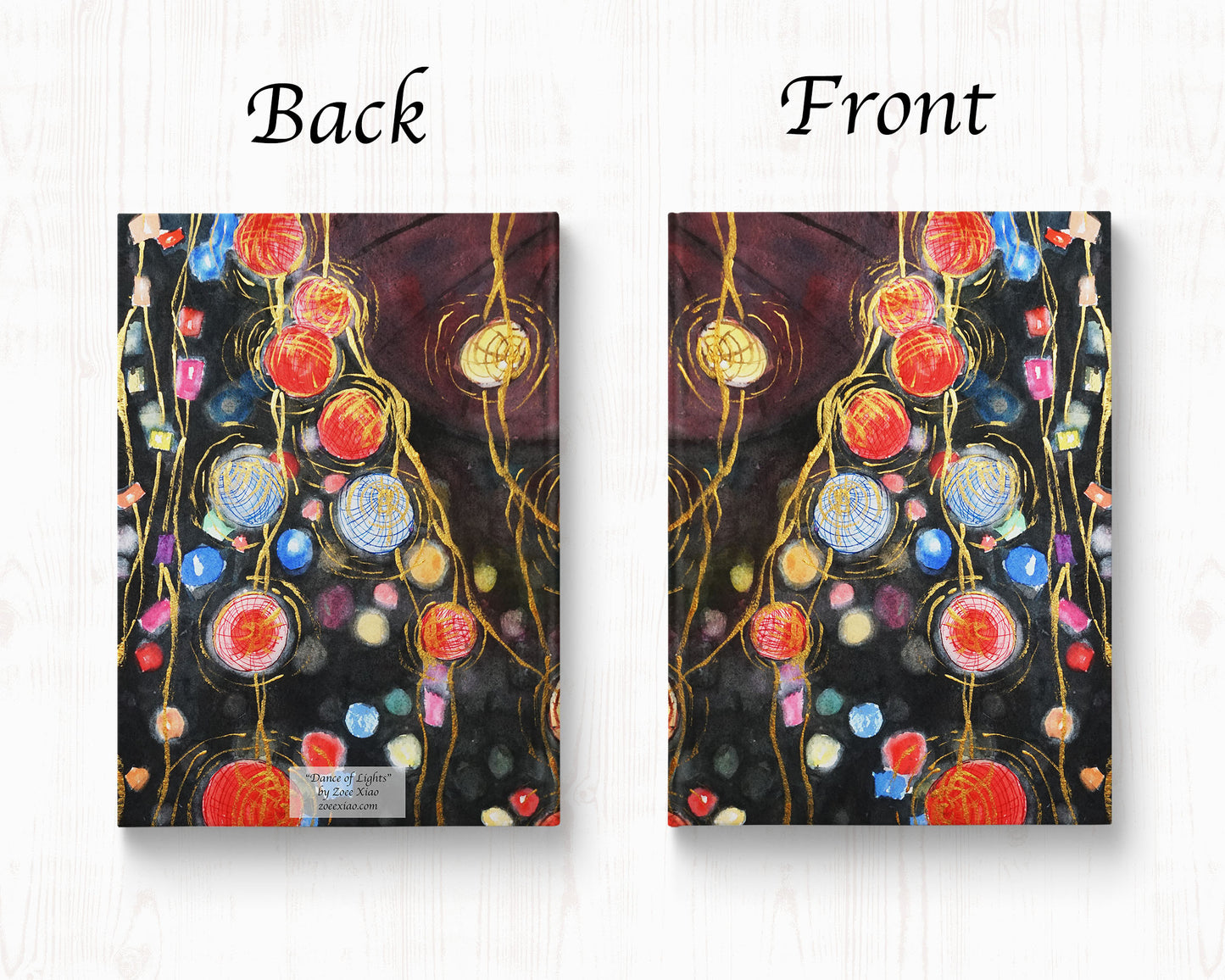 Japanese art hardcover journal notebook lined