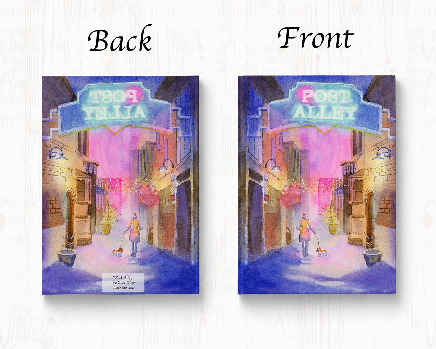 Seattle art hardcover journal notebook lined