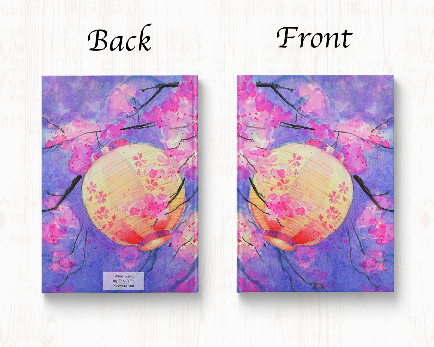 Japanese art hardcover journal notebook