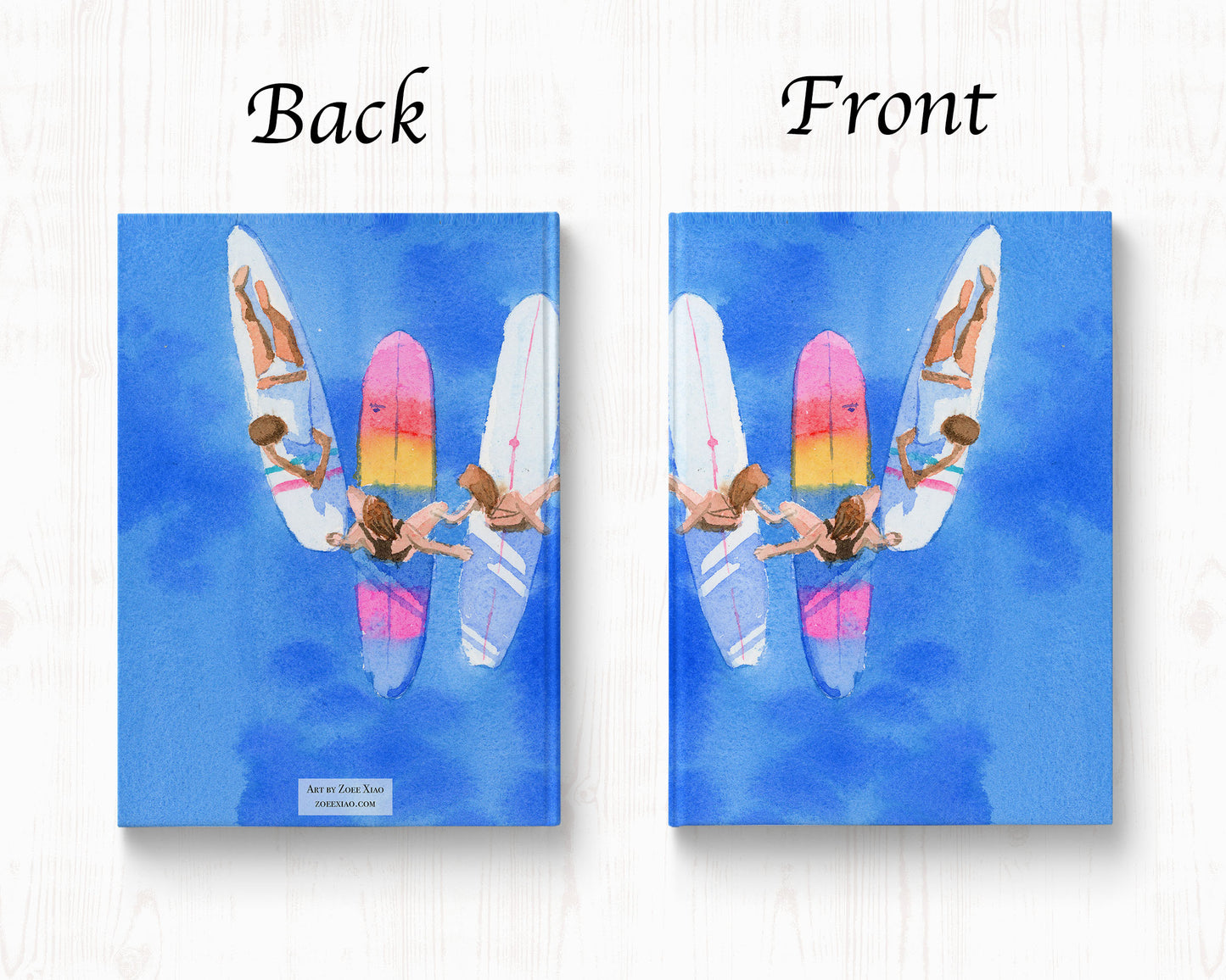 Tropical Hawaii Art Hardcover Journal Notebook Lined