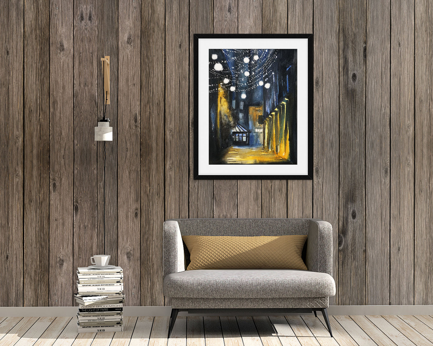 Seattle art print, pioneer square