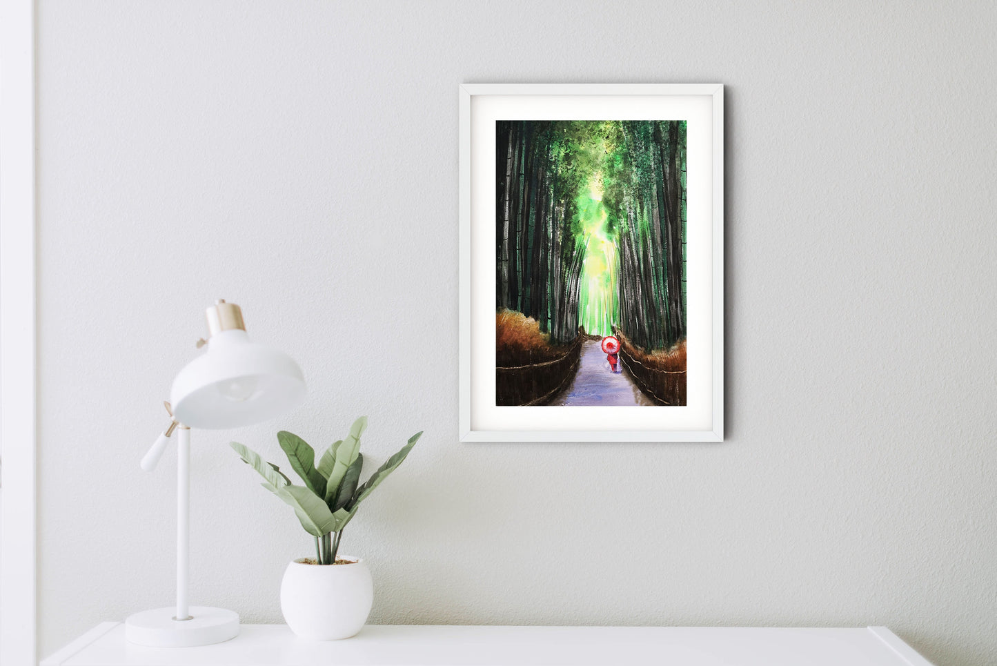 modern Japanese art print