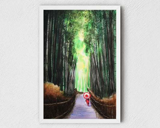 modern Japanese art print