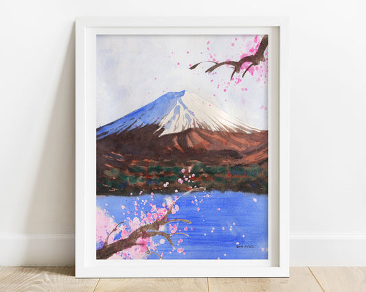 mount fuji painting