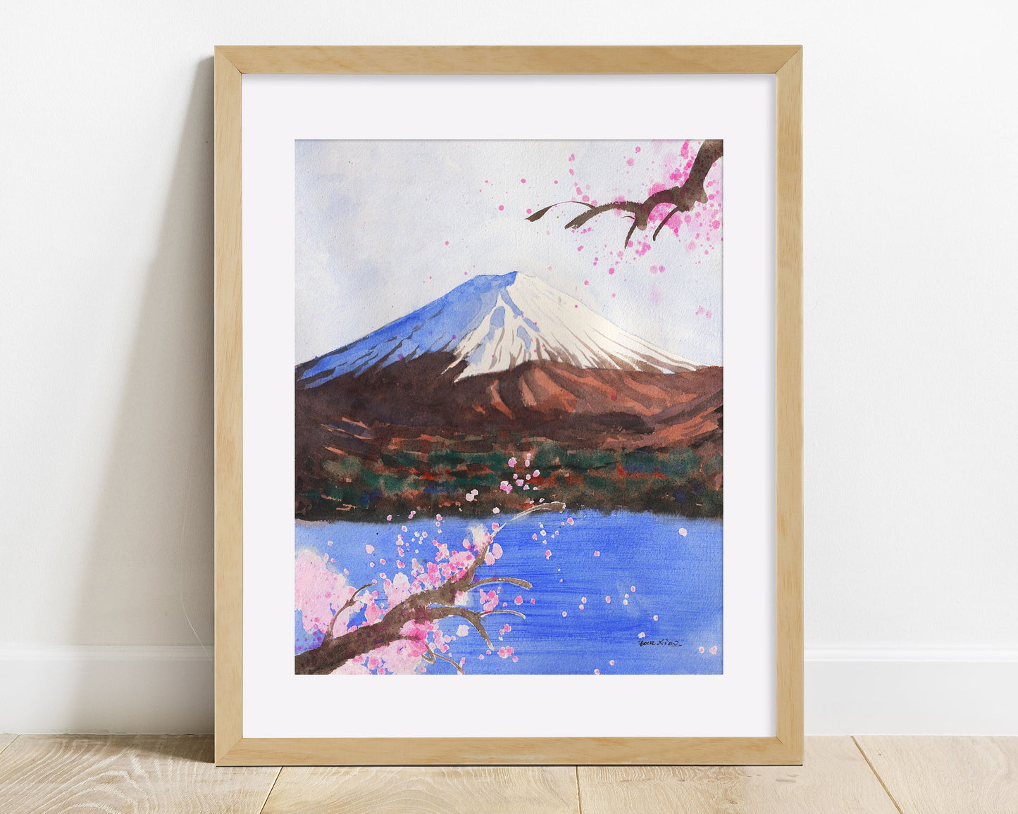 mount fuji painting
