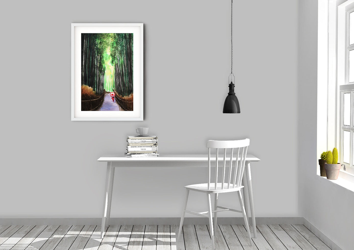 modern Japanese art print