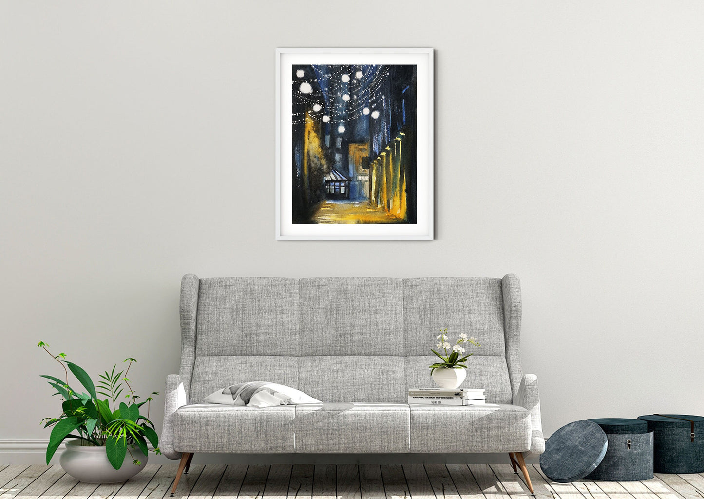 Seattle art print, pioneer square