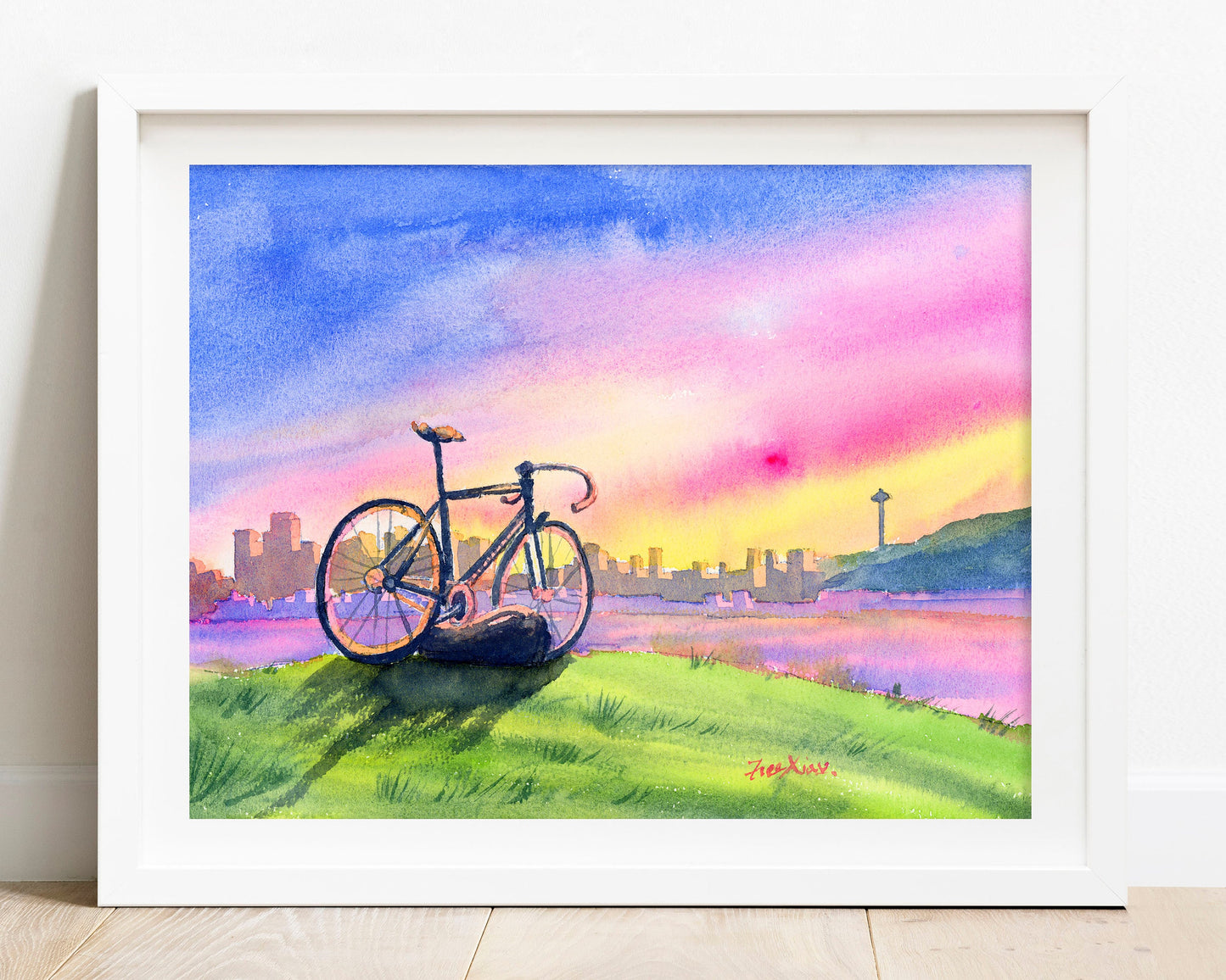 Seattle art print, gas works park