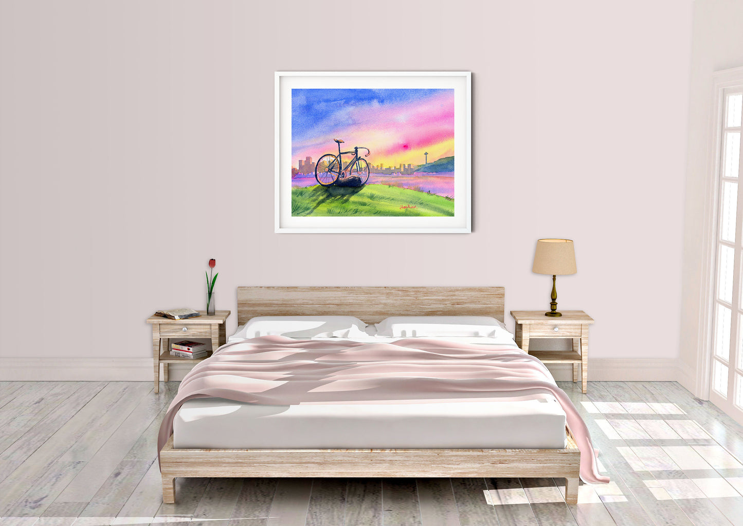 Seattle art print, gas works park