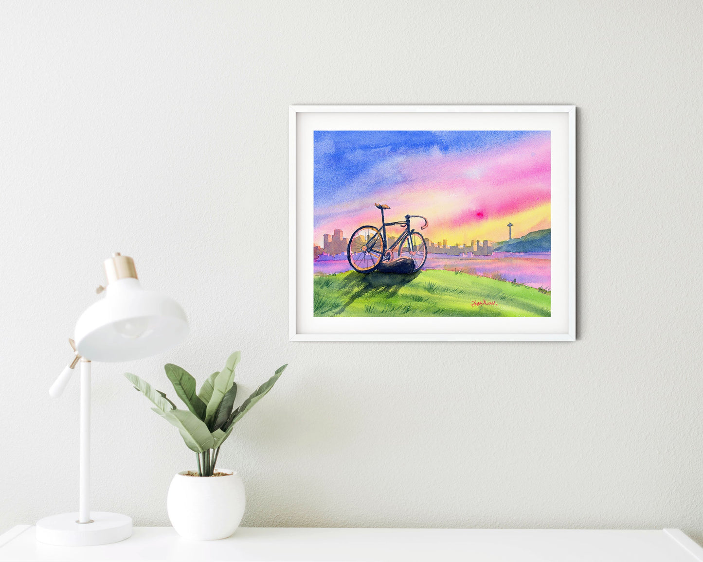 Seattle art print, gas works park