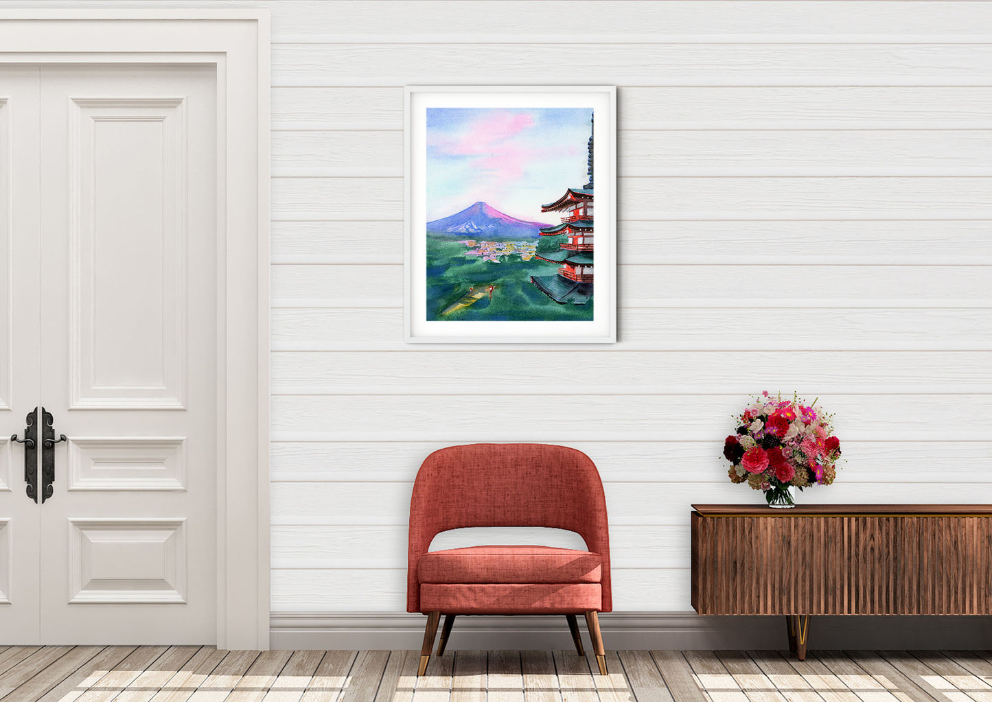modern Japanese art print