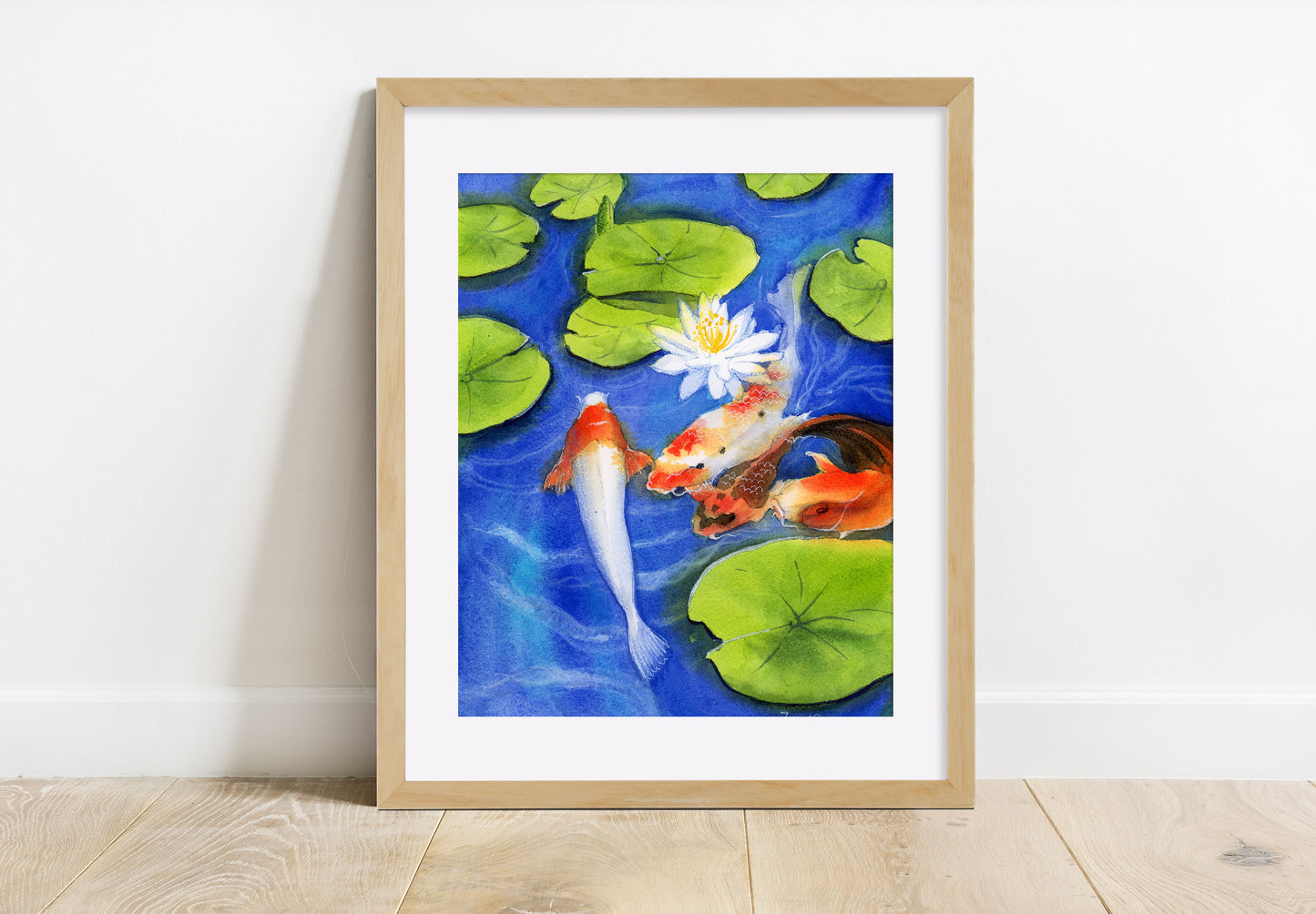 koi fish art print