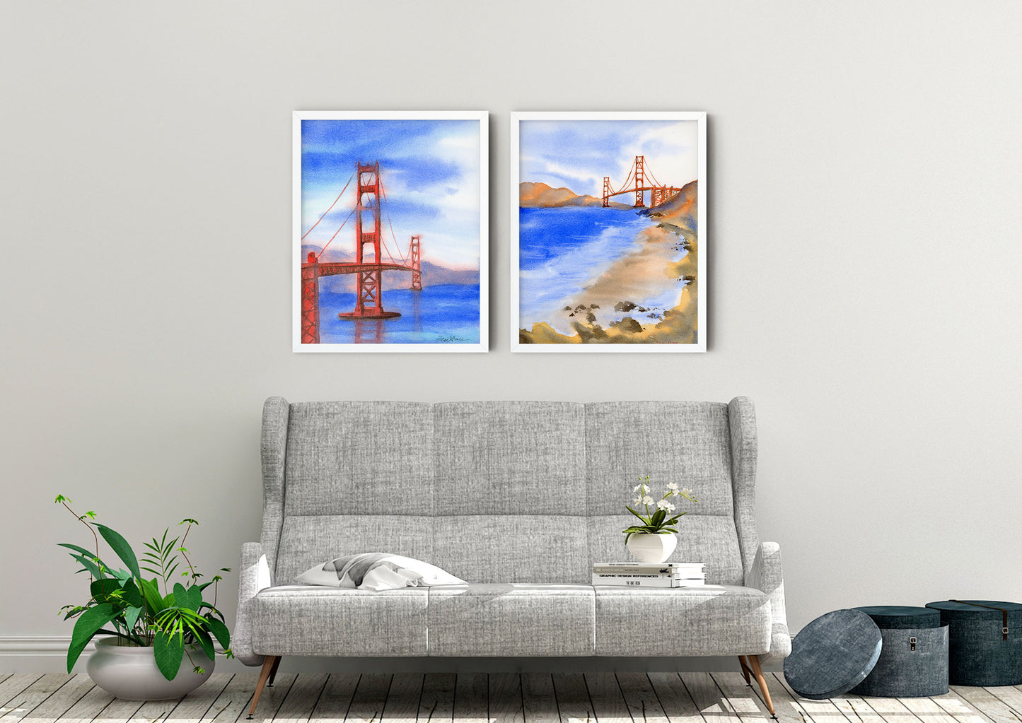 San Francisco Art Print Set of 2