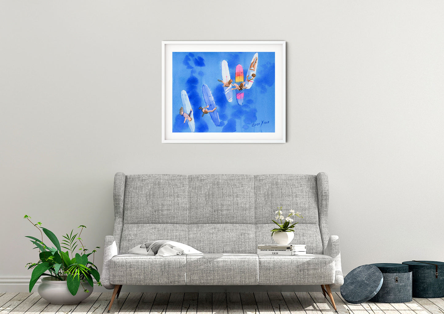 tropical art print Hawaii wall art