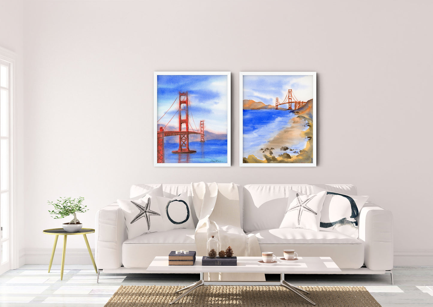 San Francisco Art Print Set of 2